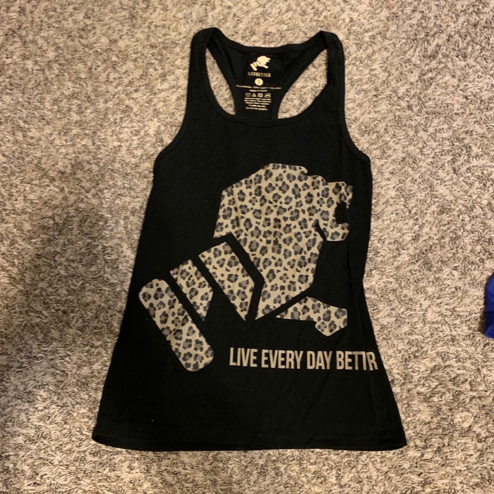 LED better workout tank top